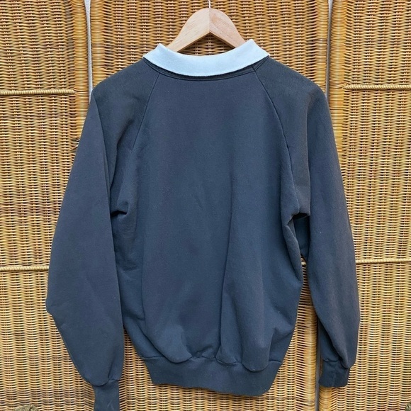 TASTEE FREEZE 1980s vintage retro collared crewneck sweater uniform arkansas - Picture 6 of 11